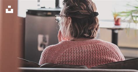 Woman In Red Knit Sweater Wearing Black Framed Eyeglasses Photo Free Grey Image On Unsplash