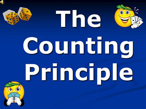 The Counting Principle And The Counting Principle Ppt