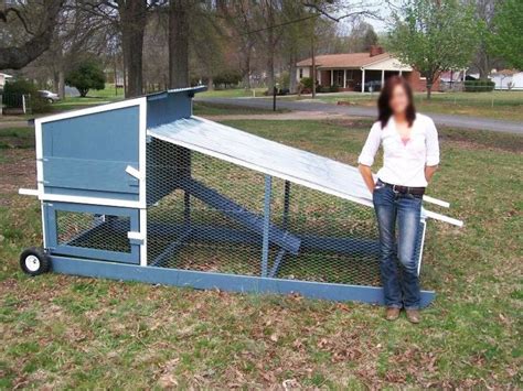 Movable Chicken Coop Plans PDF 10'x4' Chicken - Etsy | Chicken coop ...