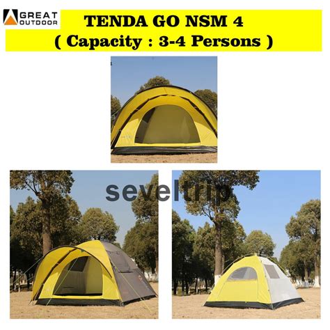 Jual Tenda Great Outdoor Ori 100 Tenda NSM 4 Tenda Kapasitas 4org