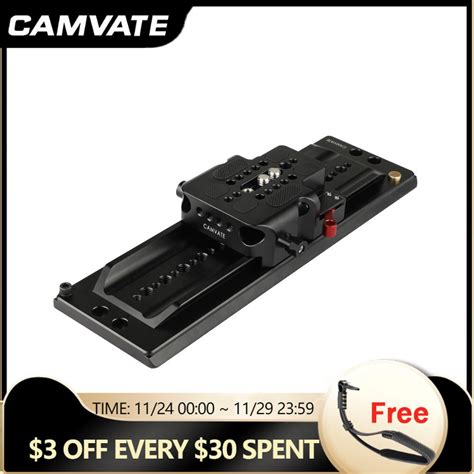 Camvate Standard Arri 12 Sliding Dovetail Plate Quick Release