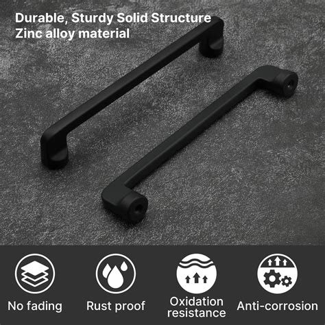 Snapklik Homdiy Pack In Matte Black Cabinet Pulls Drawer