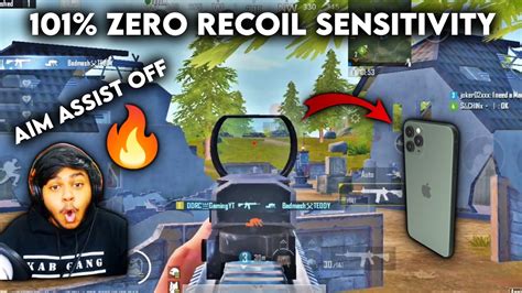 2 2 Update Zero Recoil Sensitivity Code Control Setting Pubg Mobile