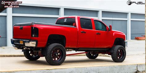 Chevrolet Silverado 1500 Fuel Forged FF02 Wheels Matte Black Milled