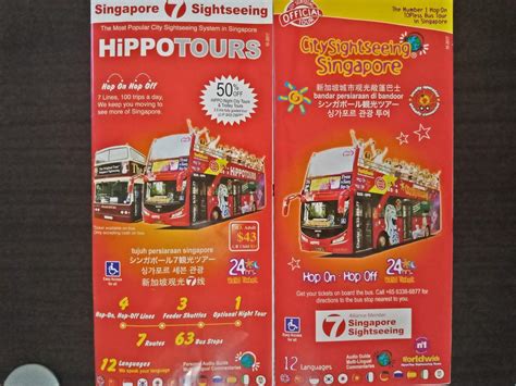 Singapore Hop On Hop Off Bus Route Map