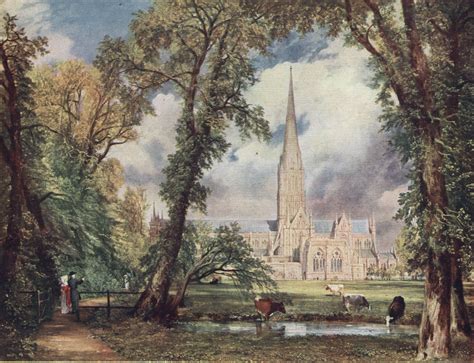 Catedral De Salisbury Vista Do Jardim Do Bispado John Constable