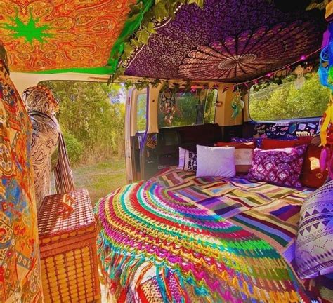 A Hippie Inspired Van Interior | Van life diy, Van interior, Hippie van ...