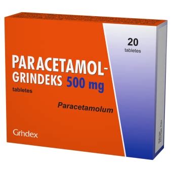 Paracetamol Grindeks Mg Tabletes N E Euroaptieka Lv