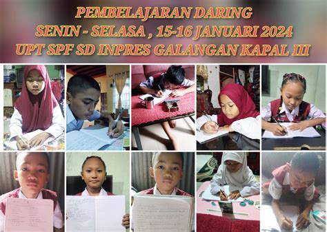 UPT SPF SD Inpres Galangan Kapal III Makassar Gelar Proses Belajar