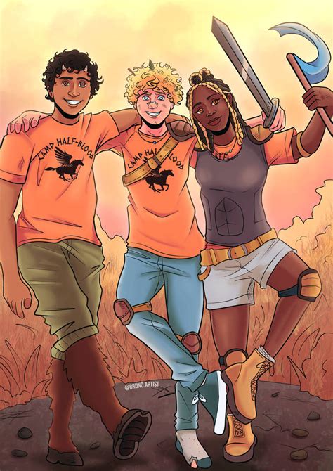 Percy Annabeth And Grover Series Version By Brunoartist1581 On