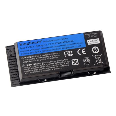 Kingsener Korea Cell Fv Battery For Dell Precision M M M