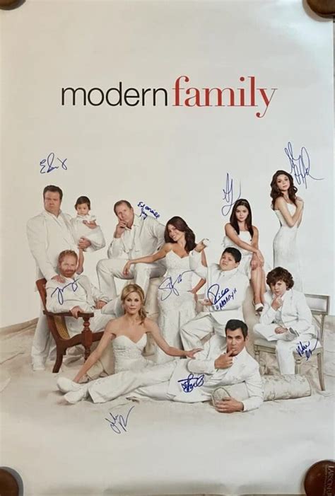 "Modern Family" Autographed Cast Poster - YourPremierMemorabilia