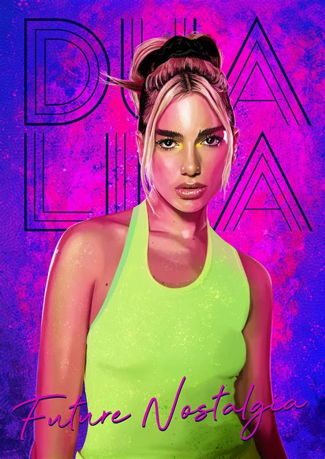 Dua Lipa - Future Nostalgia | Poster By Simonthegreat