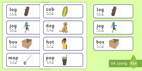 Cvc Words O Read And Reveal Teacher Made