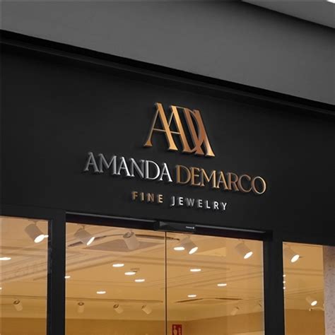 Amanda Demarco Fine Jewelry Criação De Logo E Papelaria 6 Itens