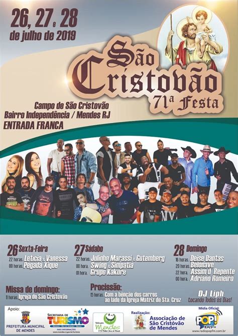 71 FESTA DE SÃO CRISTÓVÃO Prefeitura Municipal de Mendes