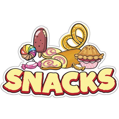 Signmission D Dc 24 Snacks19 Snacks 24 In Decal Concession Stand Food