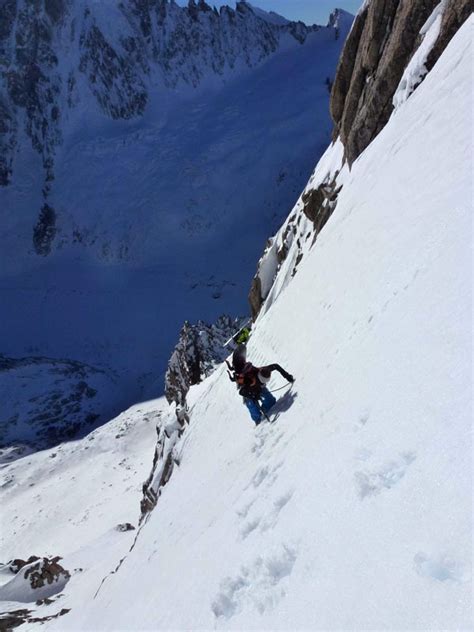 Aiguille Du Chardonnet 04 01 2013 Probabile First Ski And Snowboard