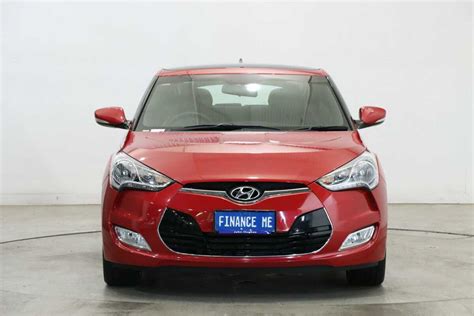 Sold Hyundai Veloster Coupe In Veloster Red Metallic Used Hatch