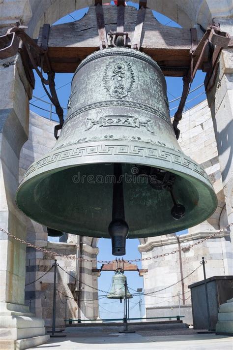 Bell In The Leaning Tower Of Pisa Italy Stock Photo Image Of Landmark