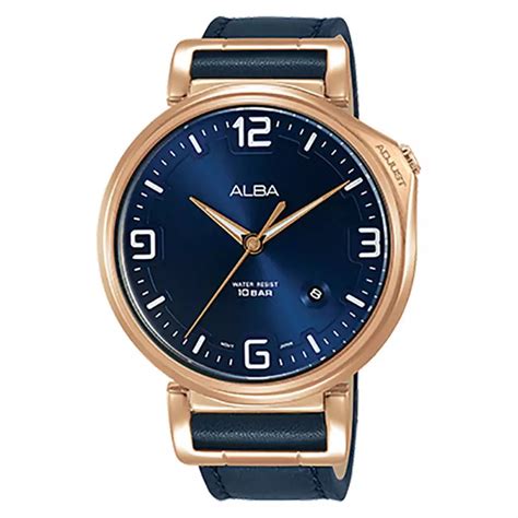 Jual Alba Jam Tangan Pria Alba Prestige AS9F92X1 Men Blue Dial Blue