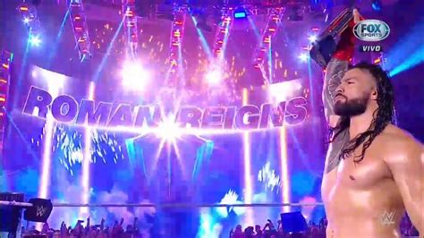 Entrada Roman Reigns El Jefe Tribal Campeon Universal Wwe Smackdown