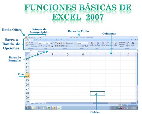 Excel Funciones Basicas De Excel 2007