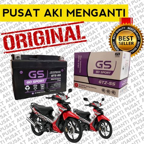 Jual AKI MOTOR HONDA SUPRA X 125 GTZ5 GTZ5S GTZ 5S GS Go Sport MF