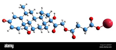 D Image De La Formule Squelettique Du Succinate De Sodium De