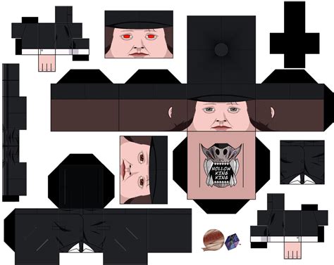 Damien Thorn From Omen Paper Toy Free Printable Papercraft Templates