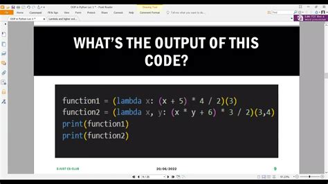 Lambda Functions In Python Youtube