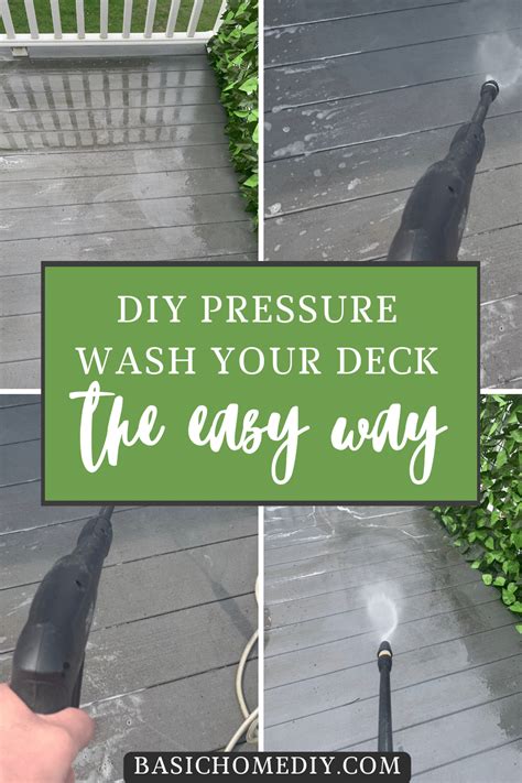 Diy Pressure Wash And Clean Your Deck