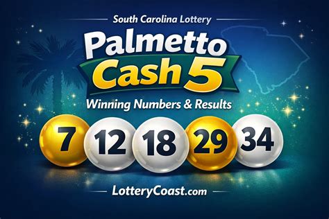 South Carolina (SC) Palmetto Cash 5 Past Results: Historical Winning ...