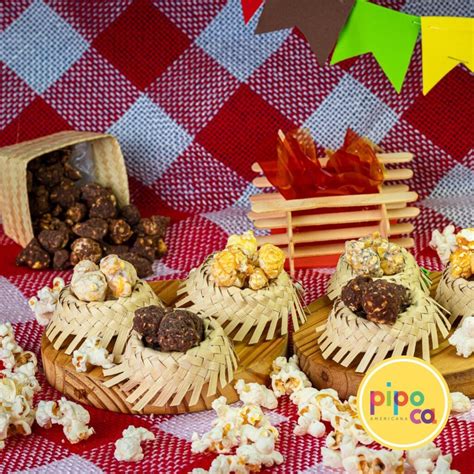 Lembrancinha de festa junina com pipoca Aprenda fazer Portal Zoe