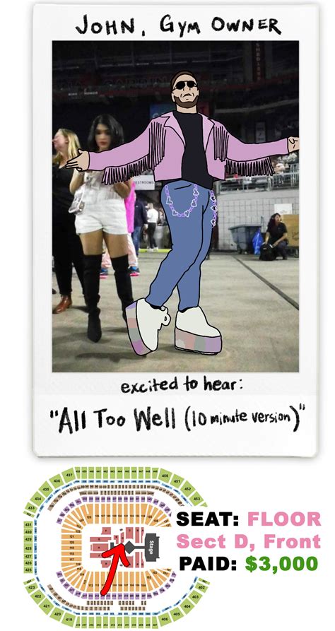 Fans clash over restricted views from expensive floor seats 8