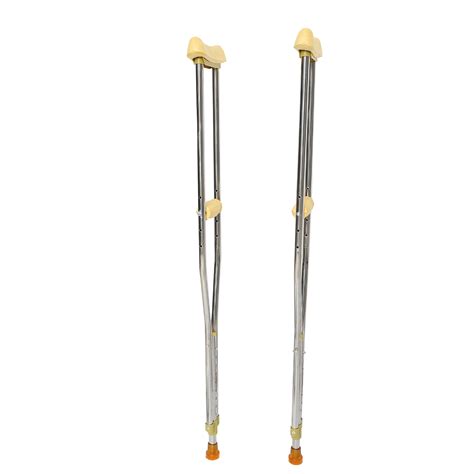 Adjustable Underarm Walking Stick Medical Aluminum Crutches for