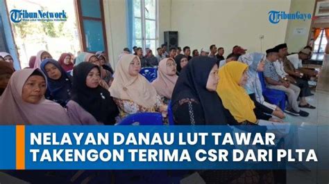 Nelayan Danau Lut Tawar Takengon Terima Csr Dari Plta Tribungayo