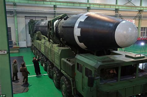 Pictures Of North Korea S New Missile Reveal Its Huge Size Daily Mail