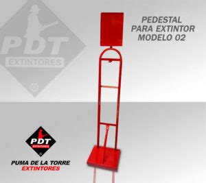 Pedestal Para Extintor Modelo Extintores Pdt