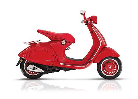 2017 Vespa Scooter Going Electric At EICMA Along RED Version