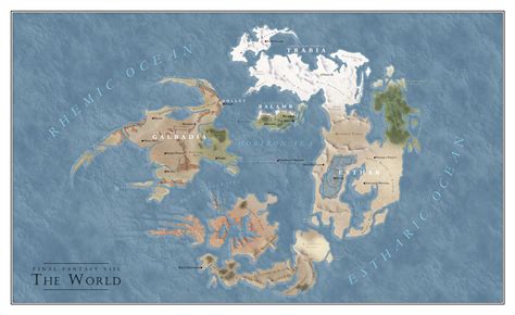 Final Fantasy Viii World Map By Salesworlds On Deviantart