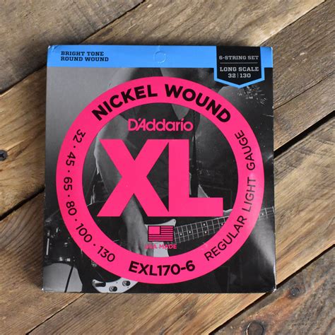 D Addario Exl Nickel Wound Electric Bass String Long Scale