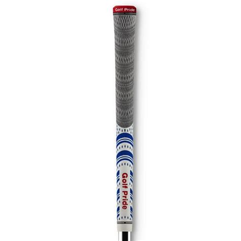 Golf Pride New Decade Multicompound Mcc Platinum Whitebluered