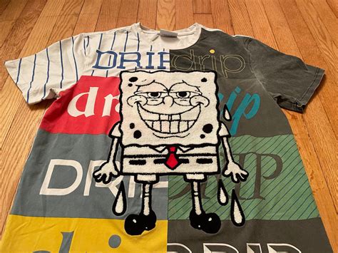 2019 SpongeBob SquarePants Drip Drip Carpet Bob T-Shi… - Gem