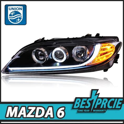 57800 Buy Here Union Car Styling For Mazda 6 Headlights 2004 2013