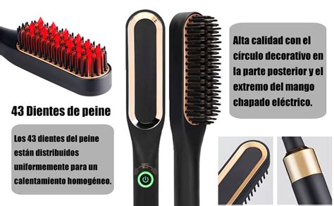 Vaduma Peine El Ctrico Para Hombres Enderezadora De Barba Para Hombre