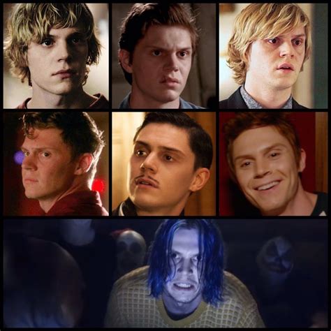 The many faces of Evan Peters on AHS Evan Peters, Many Faces, Ahs ...