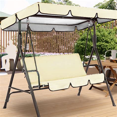 Aqzb Waterproof Swing Canopy Replacement Outdoor Patio Swing Sun