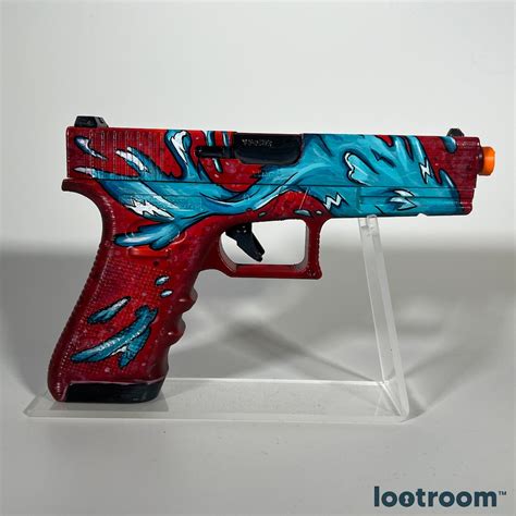 Cs2 Game T Glock Water Elemental Skin For Gaming Setup Cs Gaming Decor Idea For Friend Csgo