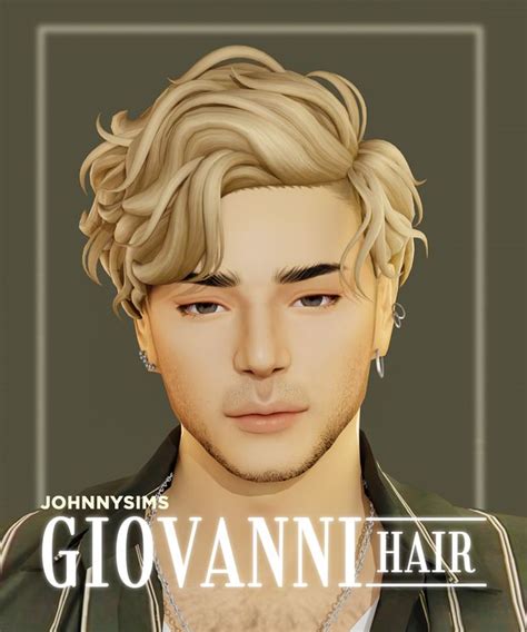 Giovanni Hair Johnnysims In 2024 Sims 4 Hair Male Sims Hair Sims